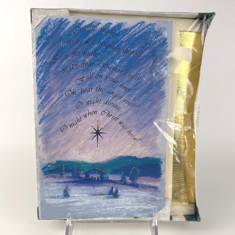 Vintage The Word of Christmas 14 Religious Christmas Cards Envelopes NIB